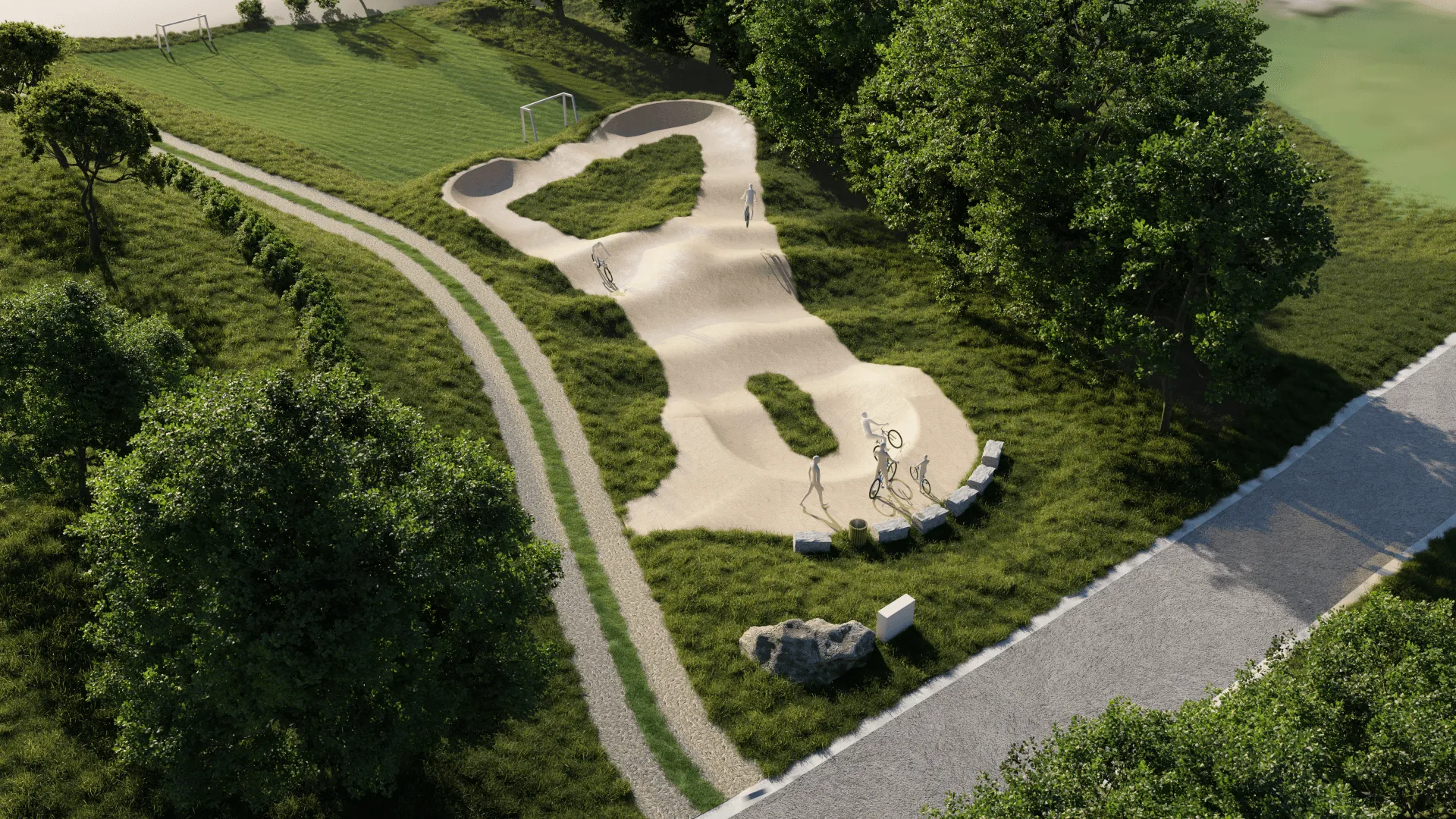 Pumptrack Rendering
